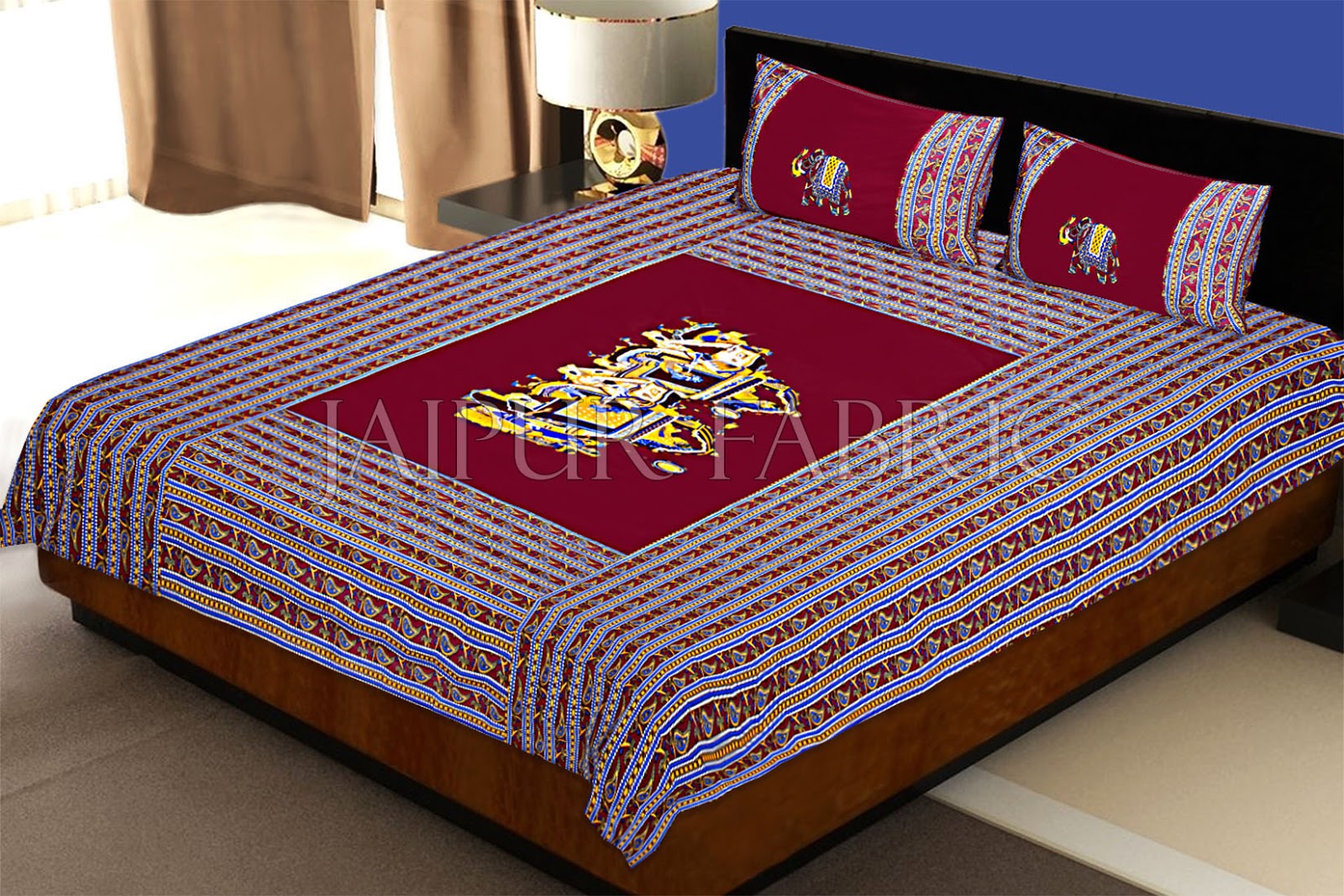 Jaipur Bed Sheets And Cushion Covers Less Than The Longevity Of Bed Sheets Decreases And If Density Is High Weight Increases Making Difficult To Wash Handle