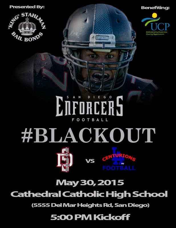 San Diego Football Network Enforcers and rival LAPD to battle for