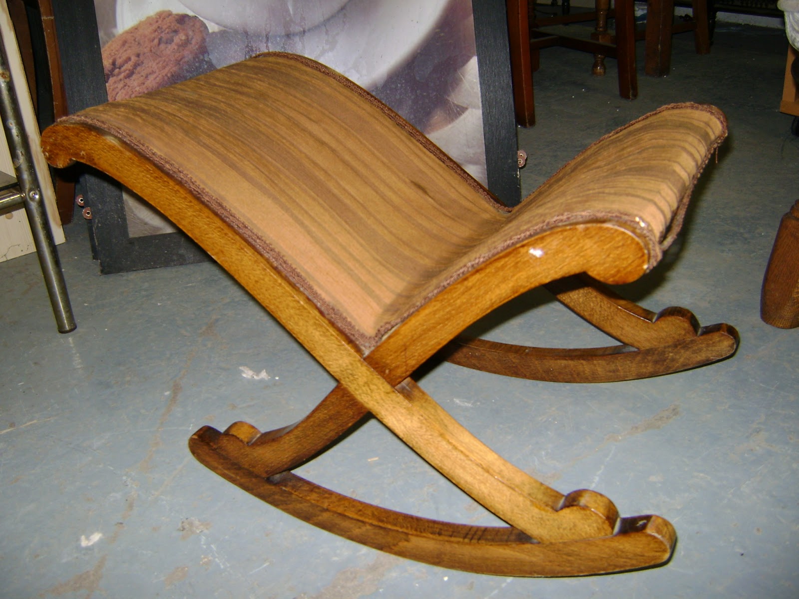 antique baby rocking chair