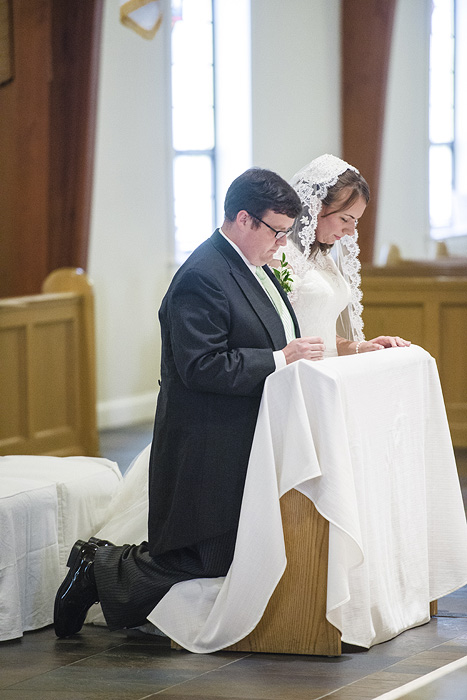 wedding photography at st. william of york in stafford