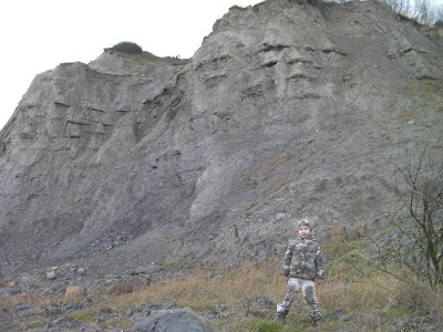 eype clay and green ammonite cliffs, jurassic coast dorset