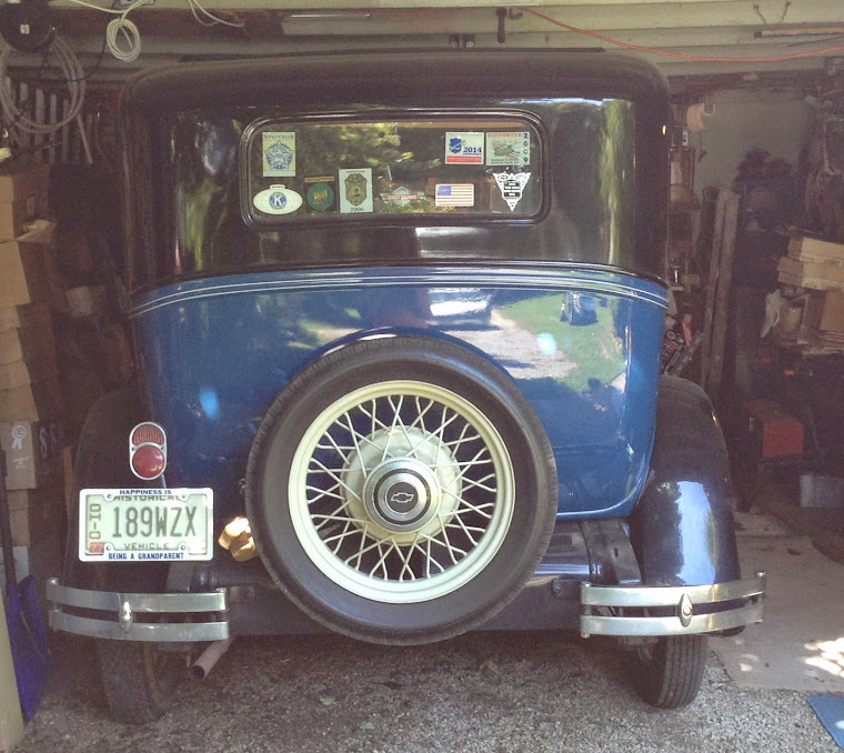 In the garage, summer 2014.