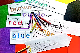 interactive emergent reader to teach sight words