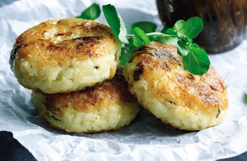 Wild Mushroom Risotto Cakes Wild Mushroom Risotto Cakes