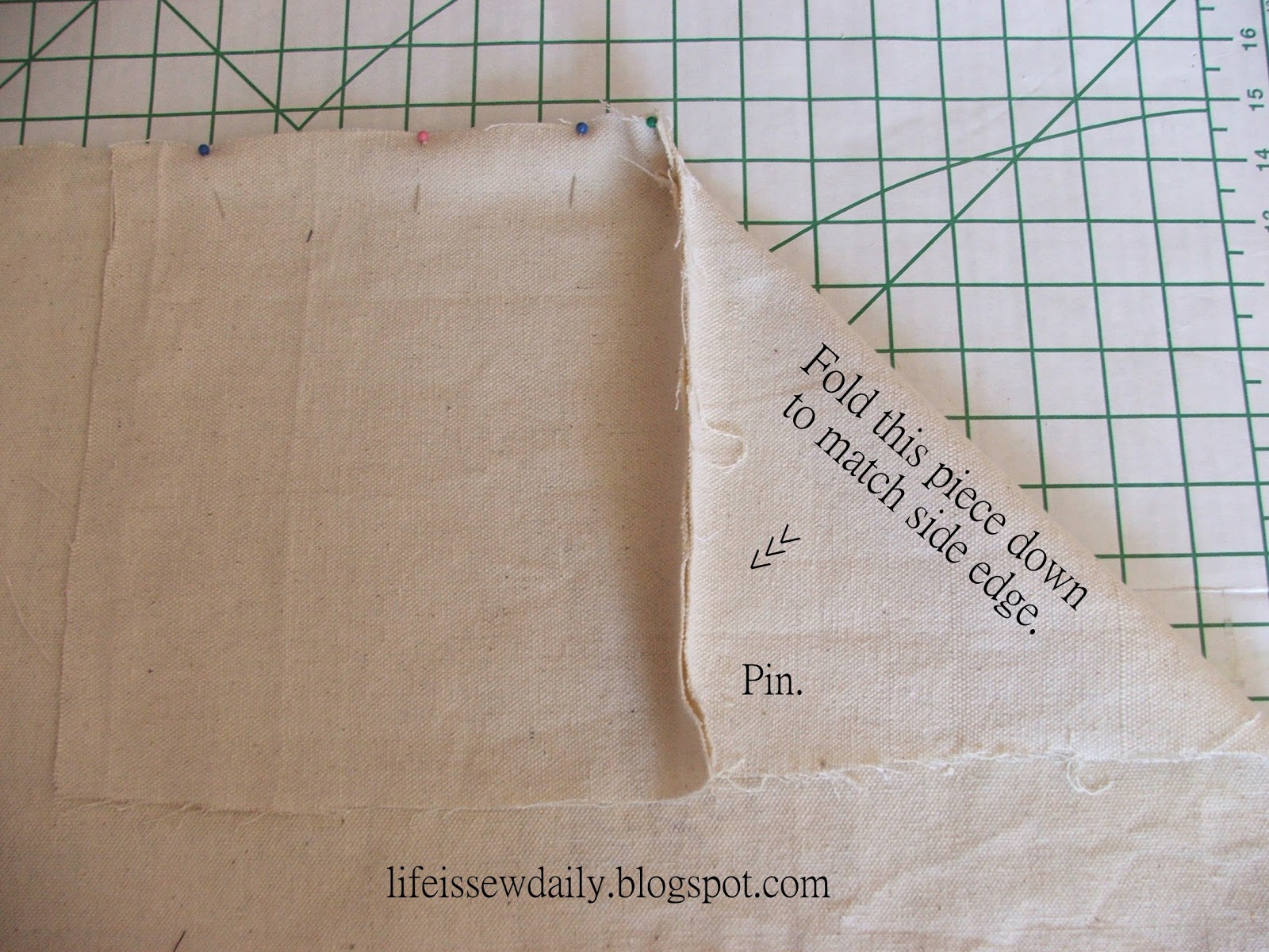 Life is {Sew} Daily How to Make Your Own Basket Liners {Tutorial}