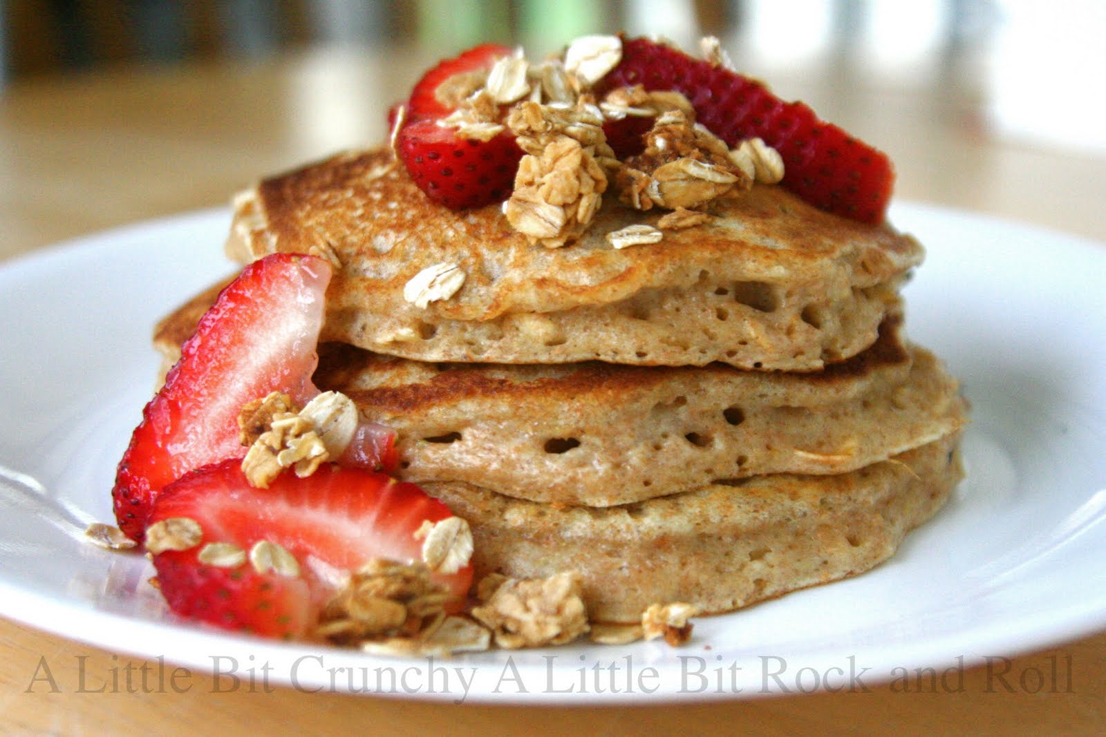 A Little Bit Crunchy A Little Bit Rock and Roll Granola Pancakes