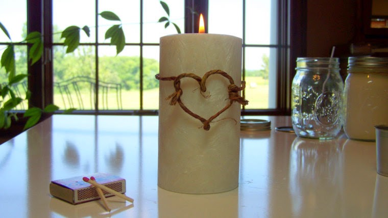 memorial candles and unity candles