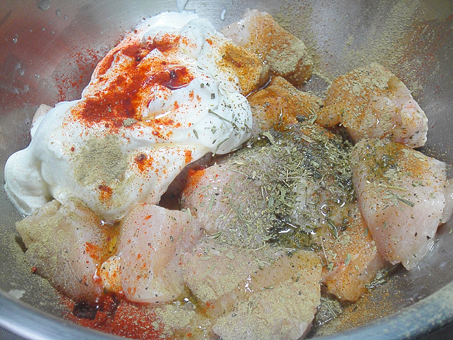Куриный шашлык с беконом   http://www.horoshayaeda.com