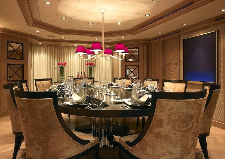 Interior Design L-shaped Dining Room