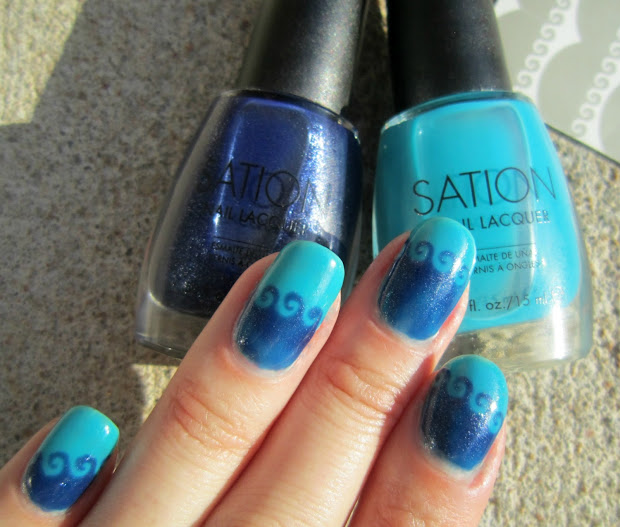 concrete and nail polish sation