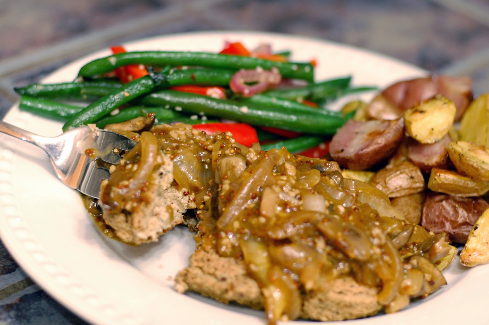 Tofu White Bean Steaks & A Recap