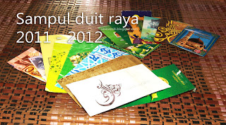 Koleksi sampul duit raya tahun 2011 - 2012