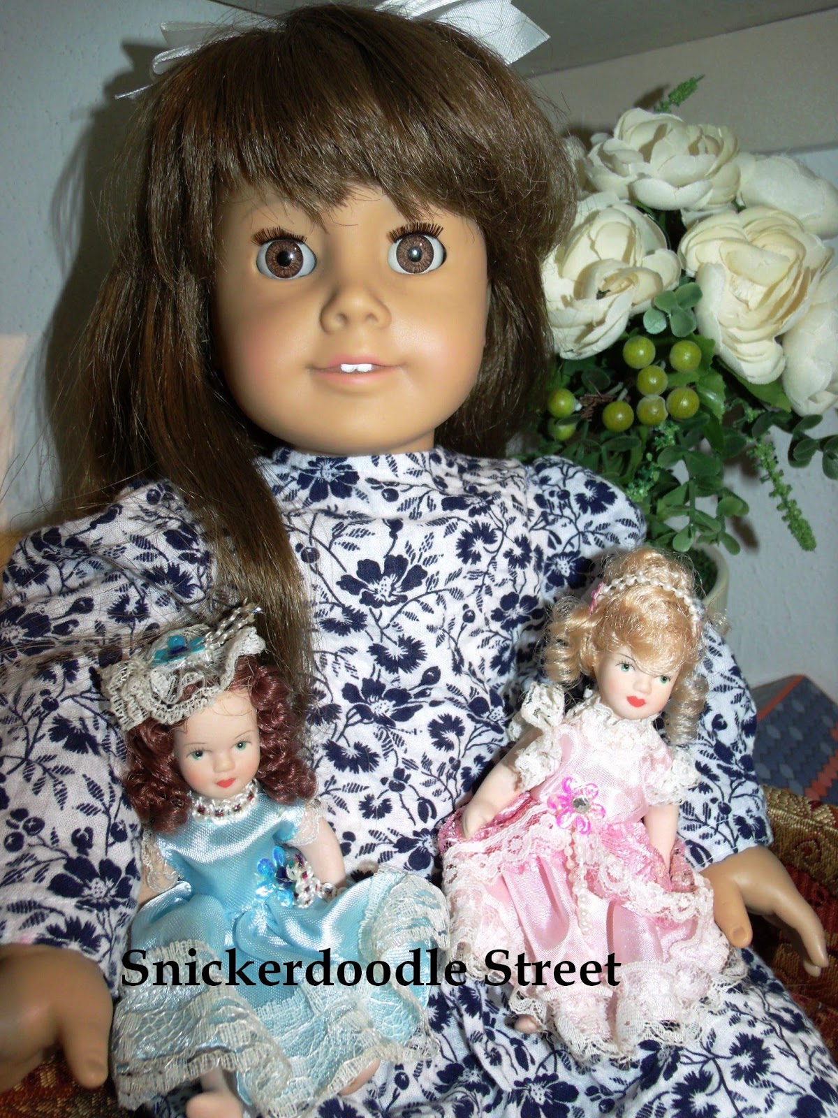 SNICKERDOODLE STREET Samantha's Porcelain Dolls