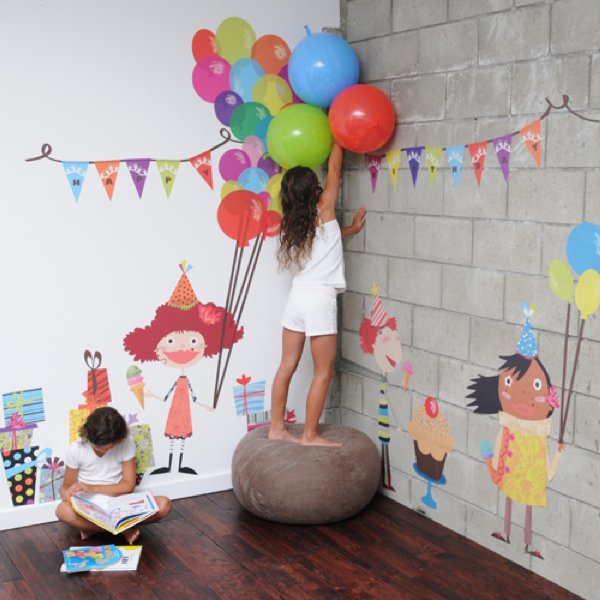 Decorado Pared Vinilos Globos Decorado Pared Vinilos Globos