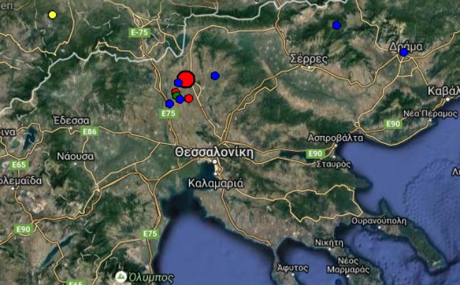 Μεγάλος σεισμός στο Κιλκίς - Κουνήθηκε η Θεσσαλονίκη Μεγάλος σεισμός στο Κιλκίς - Κουνήθηκε η Θεσσαλονίκη