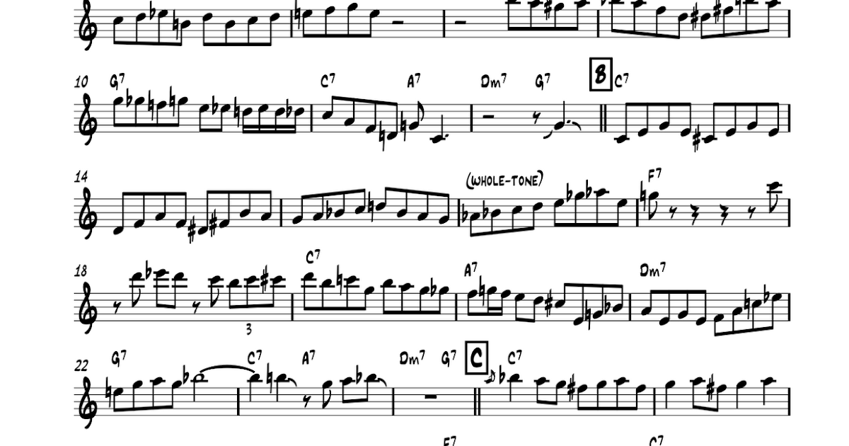 clifford brown transcribed solo blues walk