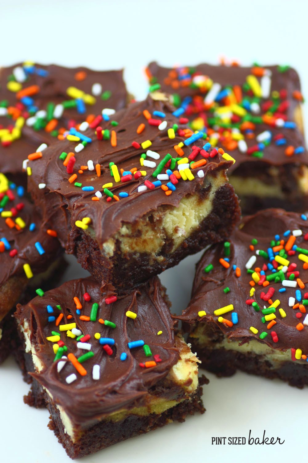 This is my go-to one pot brownie recipe. These Frosted Cream Cheese Swirl Brownies are just what the end of a busy work day calls for!