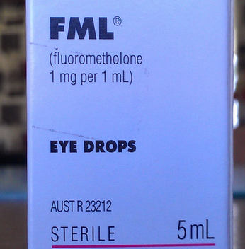 What are possible side effects of using eye drops?