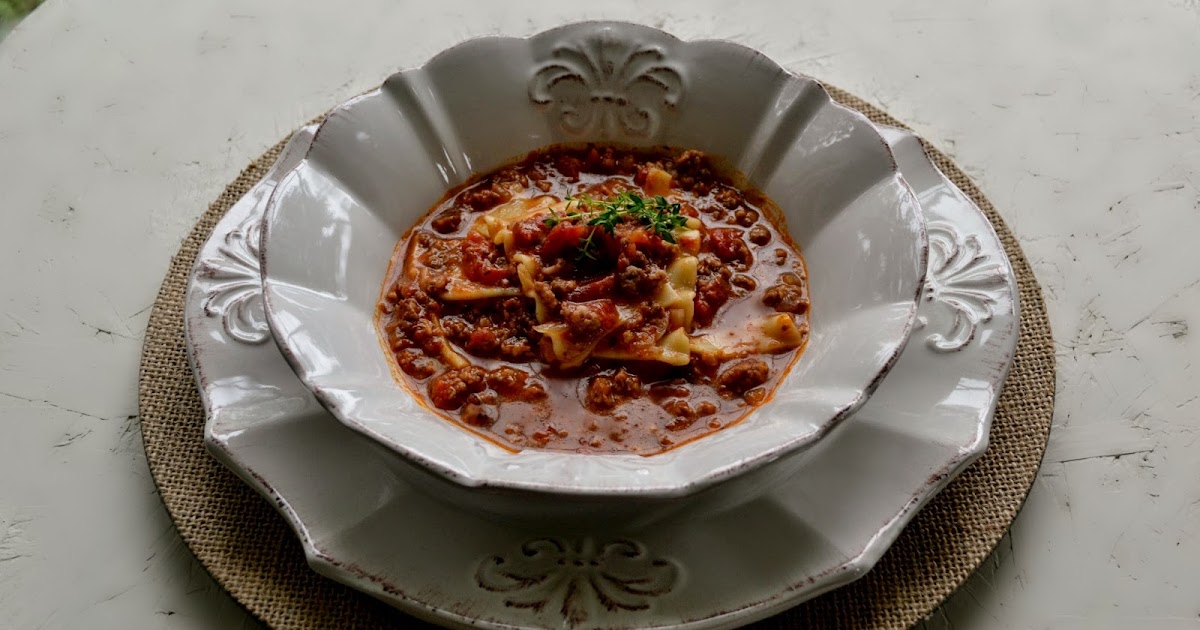 The Lavender Tub Paula Deen's Tastes Like Lasagna Soup