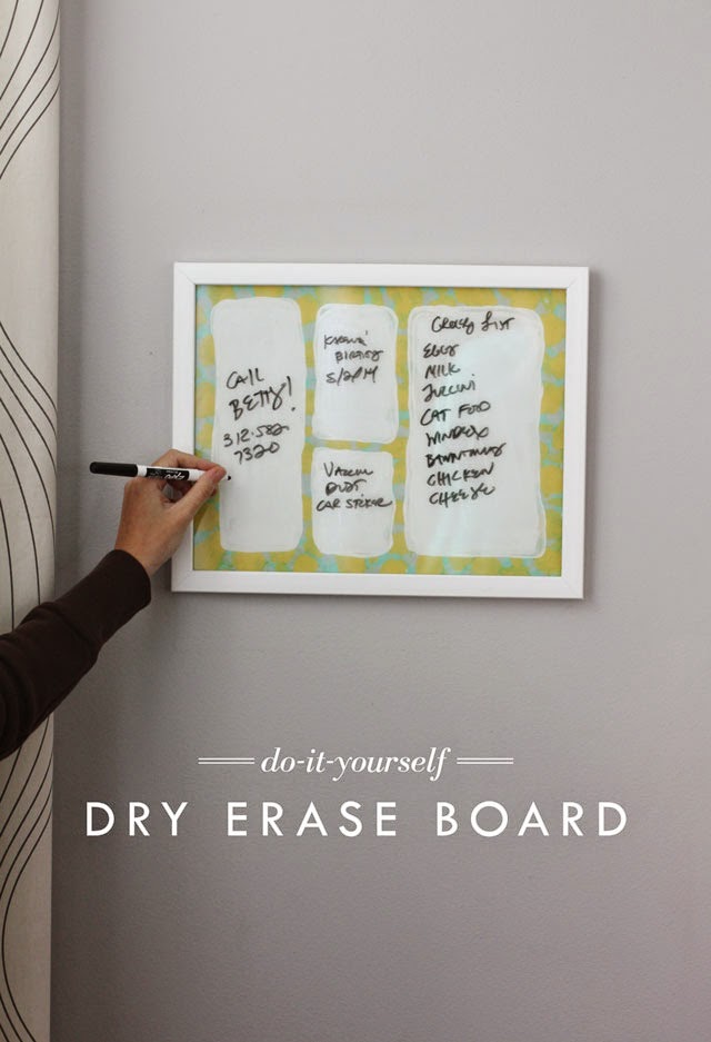 Easily Make a Large DIY Dry Erase Board