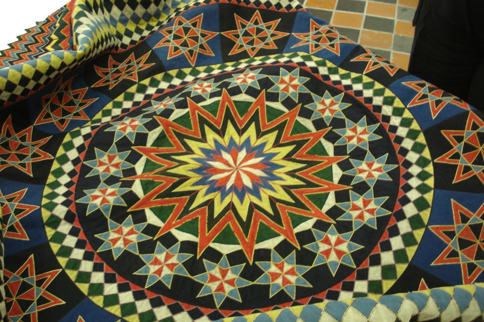 Welsh Quilts Military Quilt found in Karachi