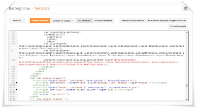 Fitur Baru Edit Template Blogger Fitur Baru Edit Template Blogger