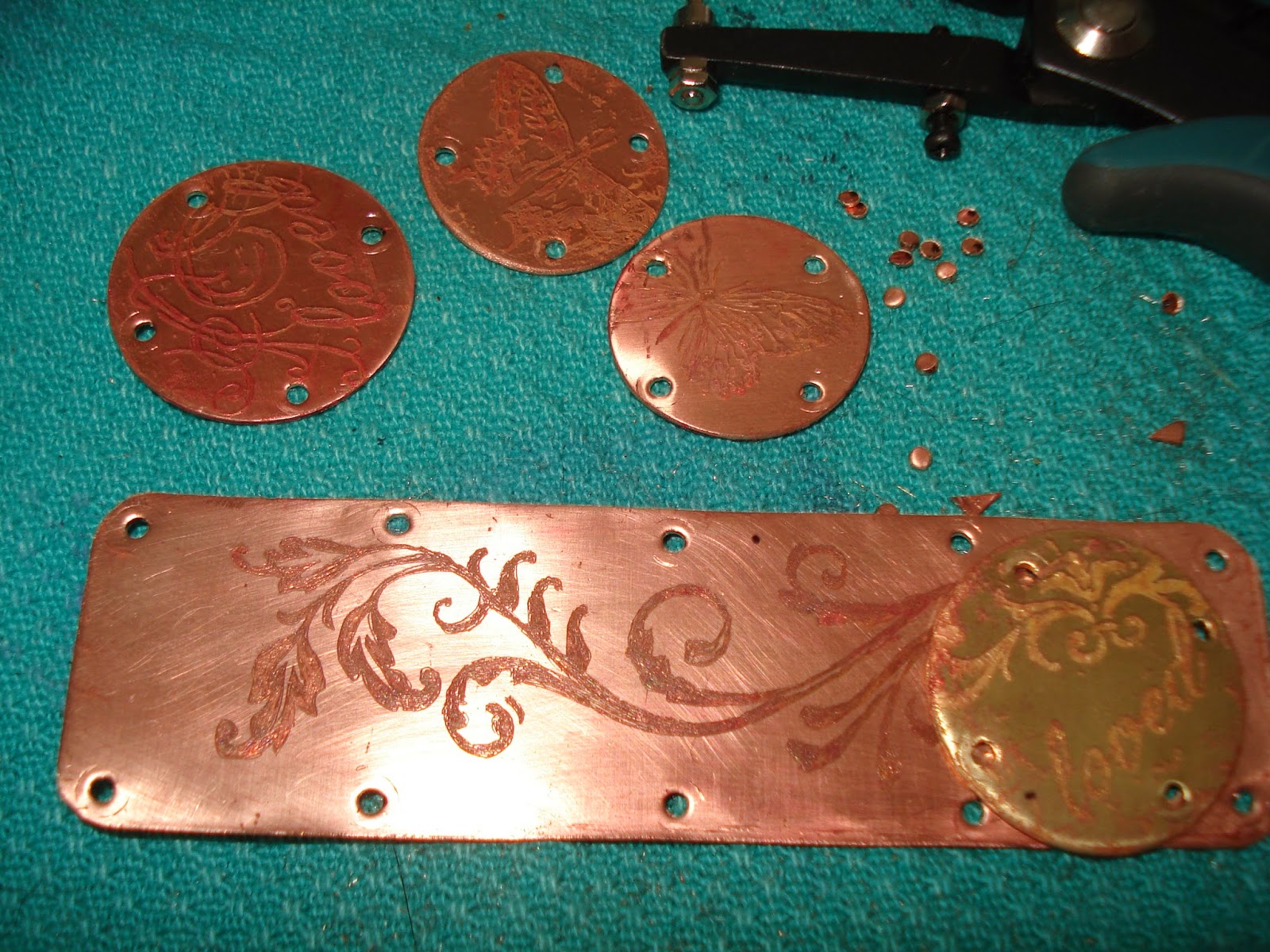 My stuff, my life Reverse Sharpie Resist Metal Etching tutorial...