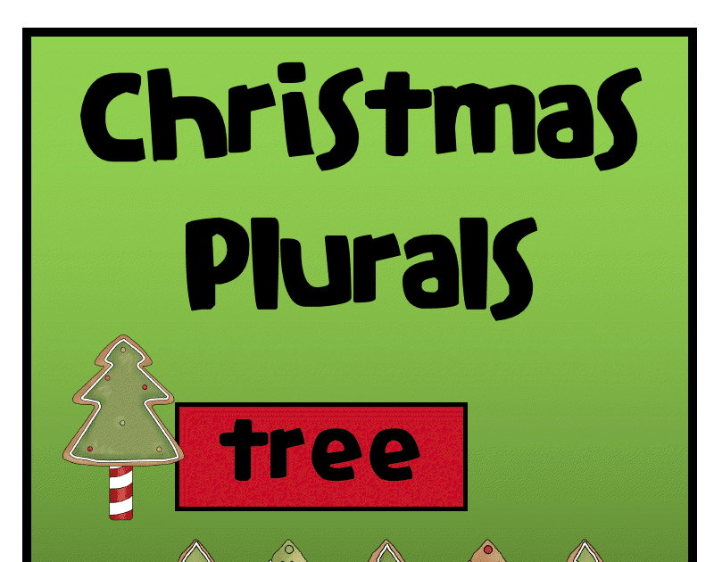 Teach it With Class Christmas Plurals FREEBIE