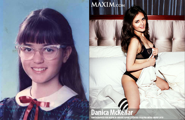Female Celebrities Then And Now
