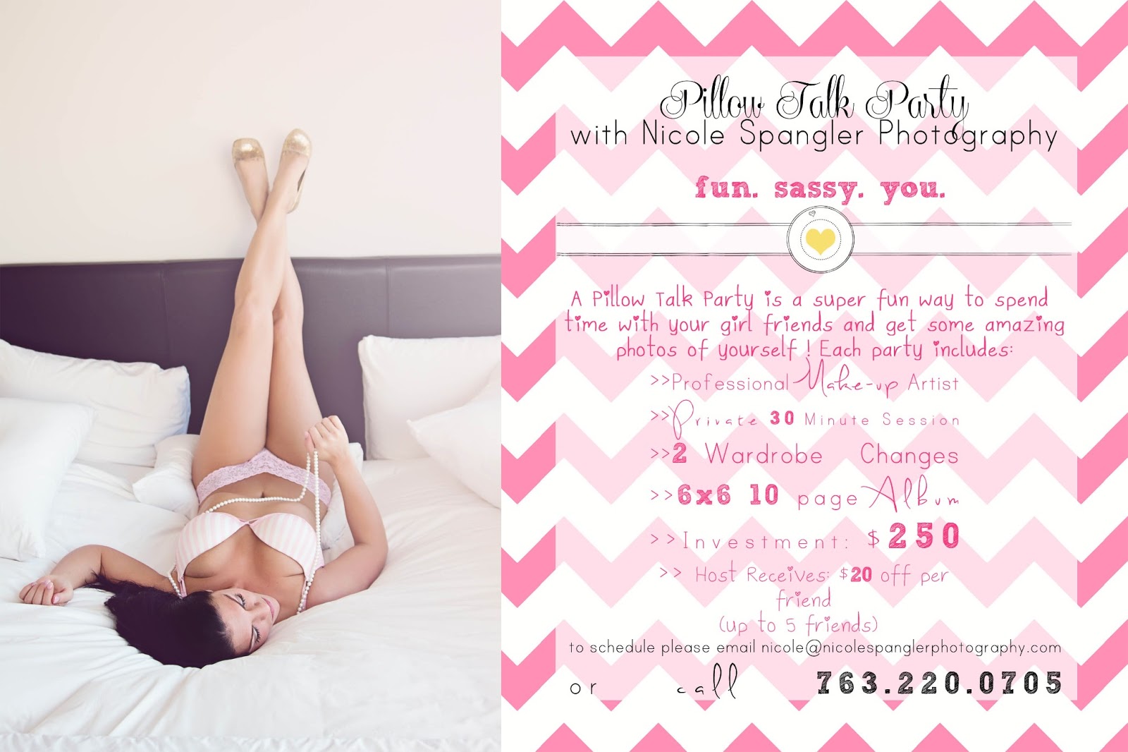 Pillow Talk Parties Monticello Minnesota Boudoir Photographer