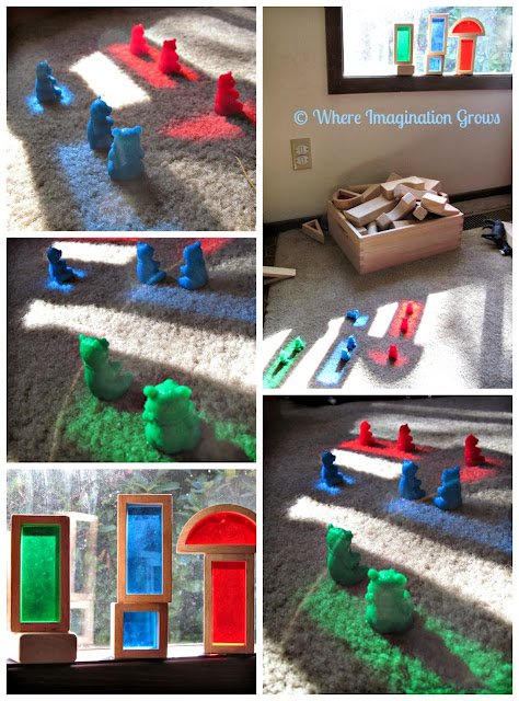 Color Recognition with Rainbow Blocks and Light