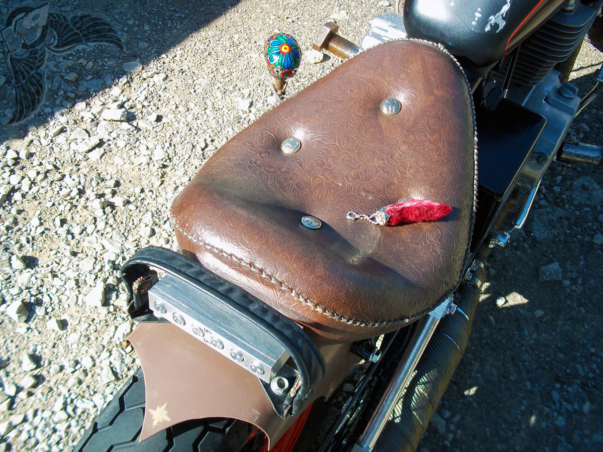 honda rebel bobber saddle at greaserama | tools1