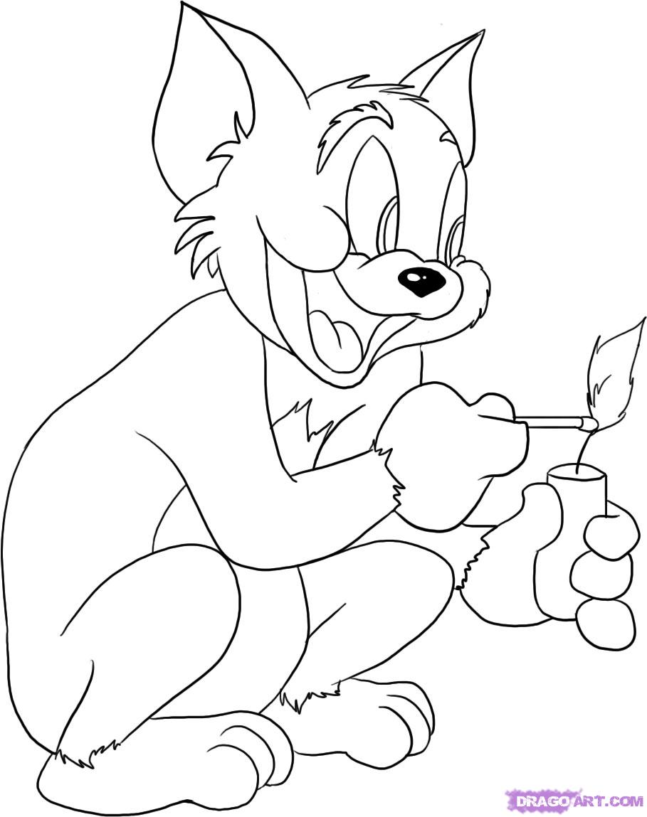 allthingsinfo: tom and jerry coloring pages