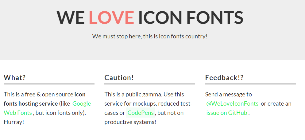 WeloveiconFonts