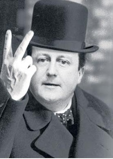 David Cameron says, "F**k you"