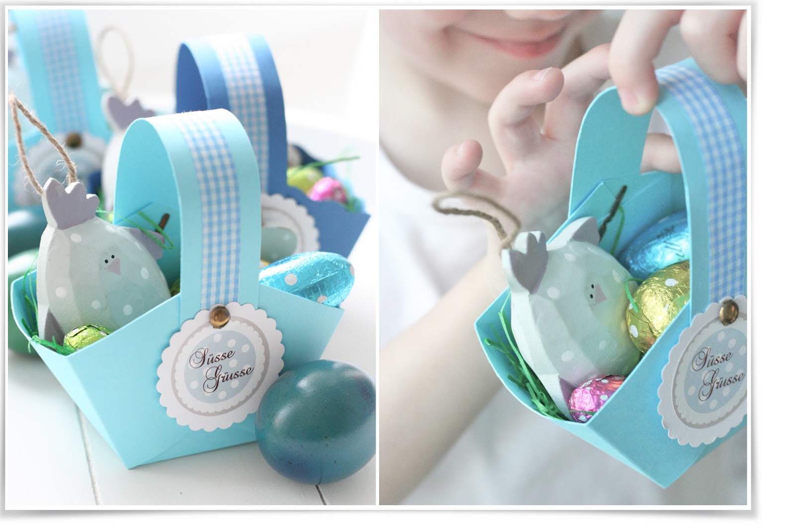 Osterkorbchen Diy Double Chocolate Marmorkuchen Mein Ideenreich