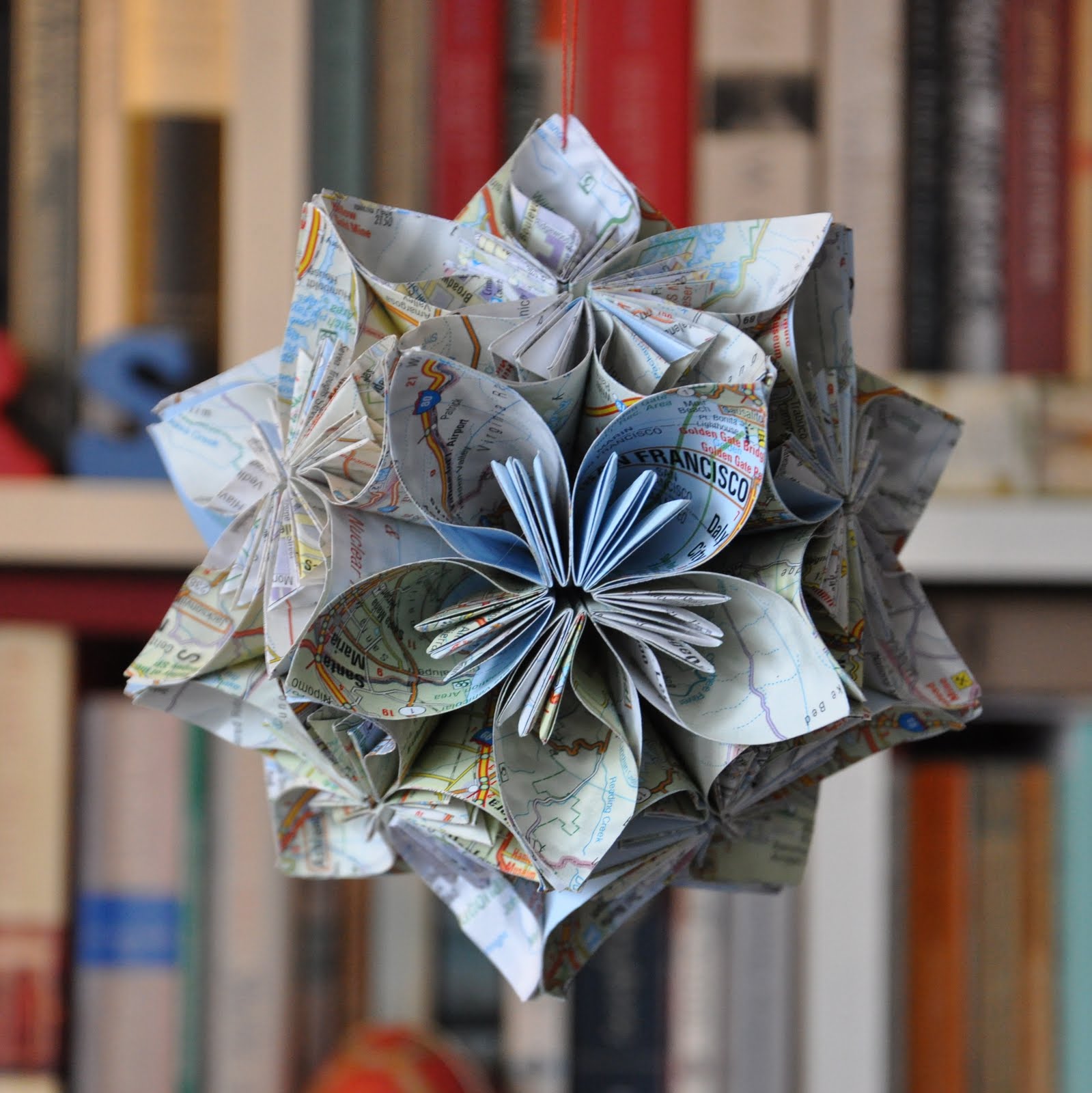 makey vicky origami flower ball