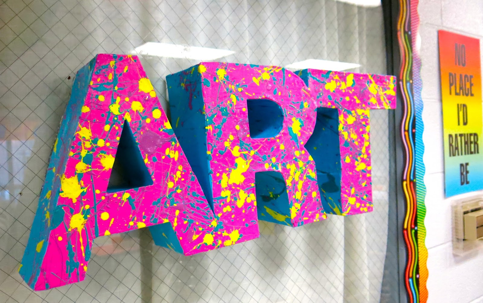 Cassie Stephens: In the Art Room: 3-D Letters!