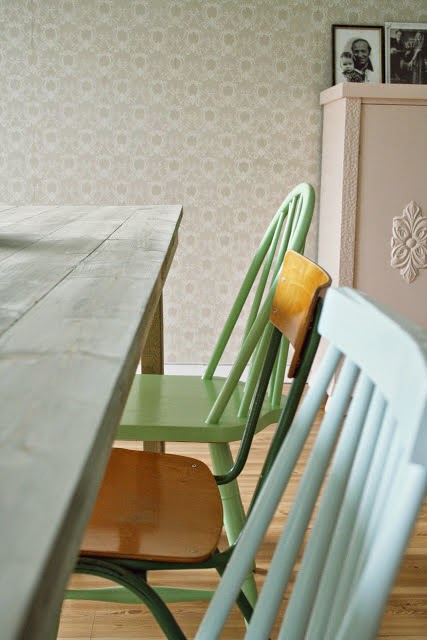 Boho deco chic: como decorar un comedor color pastel en verde y azul!