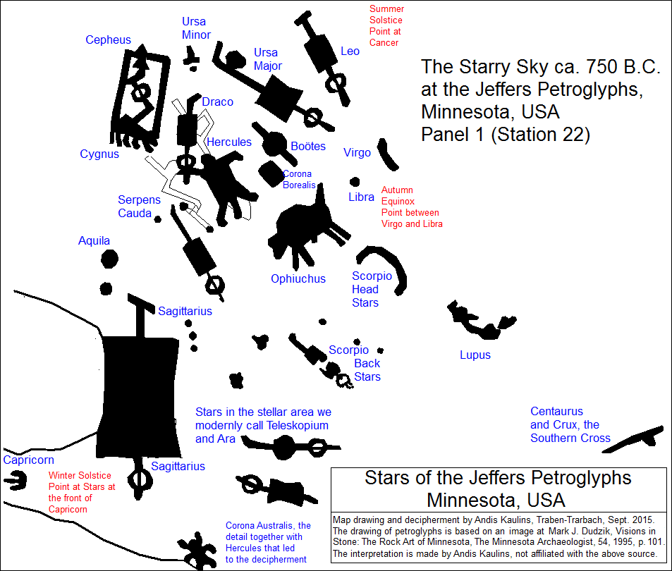 Ancient World Blog Two Major Panels of the Jeffers Petroglyphs of