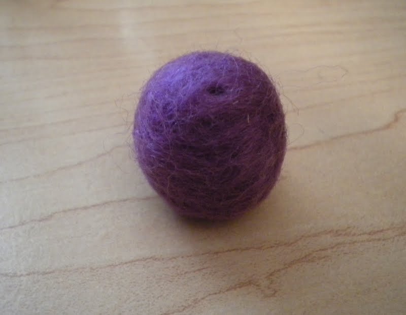 Faux Billy Ball Felted Flowers My Girlish Whims