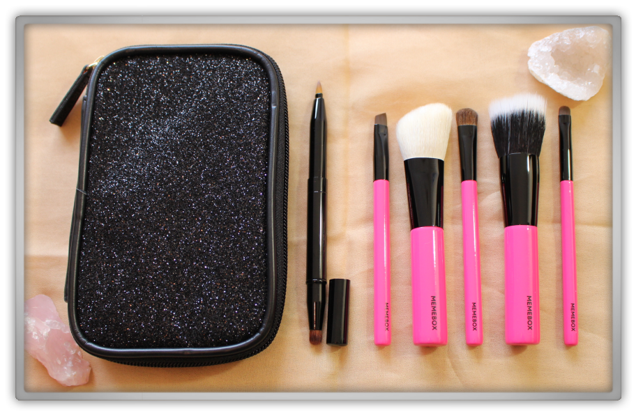 겟잇뷰티박스 by 미미박스 memebox beautybox #41 Jackpot Box unboxing review MEMEBRUSH 6 piece Luxe Brush Set with Glittering Pouch 겟잇뷰티박스 by 미미박스 memebox beautybox #41 Jackpot Box unboxing review MEMEBRUSH 6 piece Luxe Brush Set with Glittering Pouch