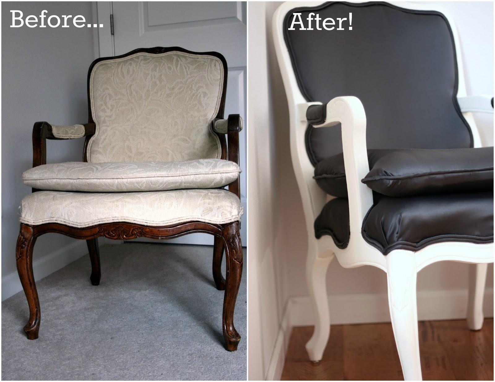 The finished product: my refurbished Louis Chair! (Part 3