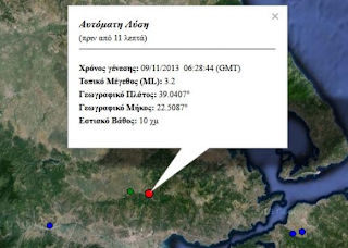 ΣΕΙΣΜΟΣ στη Φθιώτιδα.! fthiwtida seismos
