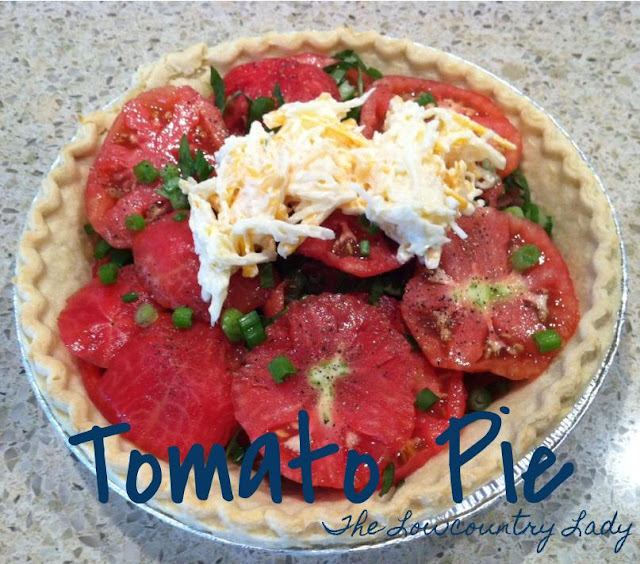 Tomato Pie and Tomato Pie Burgers | The Lowcountry Lady
