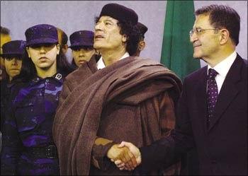 gaddafi female military china report bodyguards