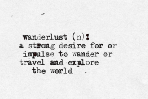 Wanderlust Definition