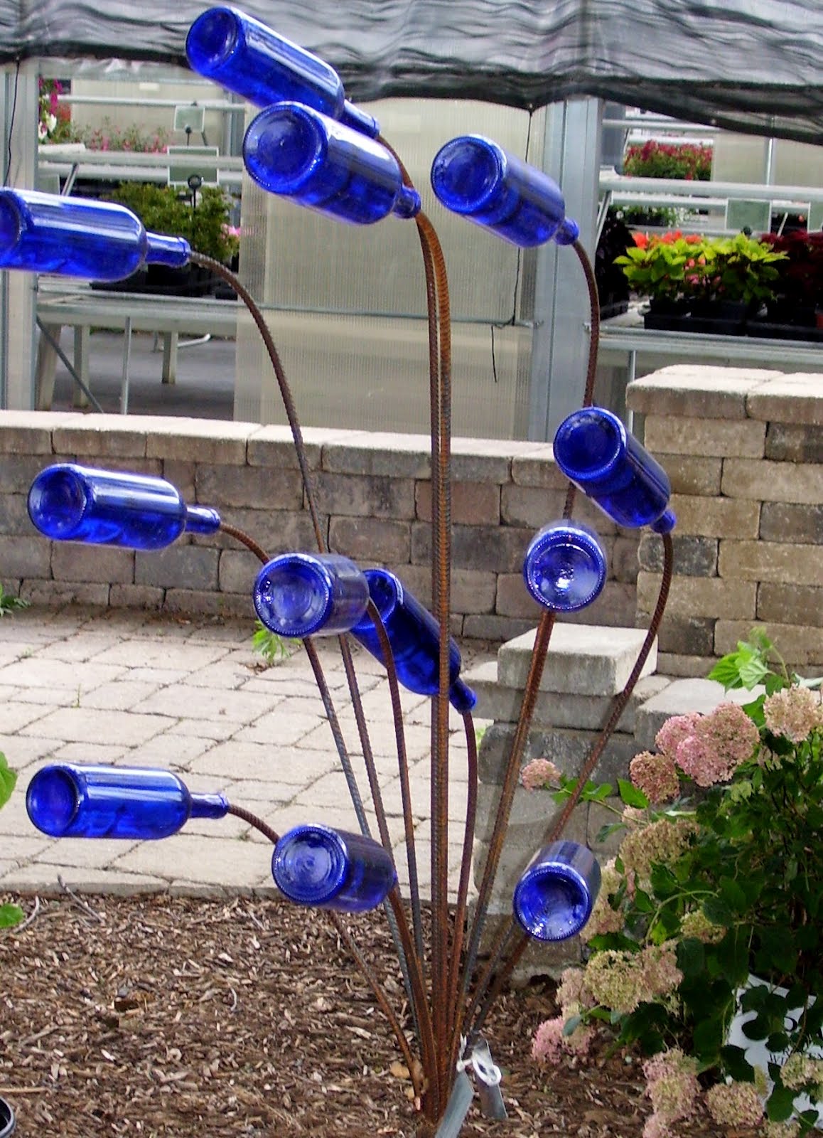 Talking to Plants Colored Bottles for Your Bottle Tree