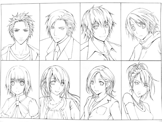 draw manga hair boy anime