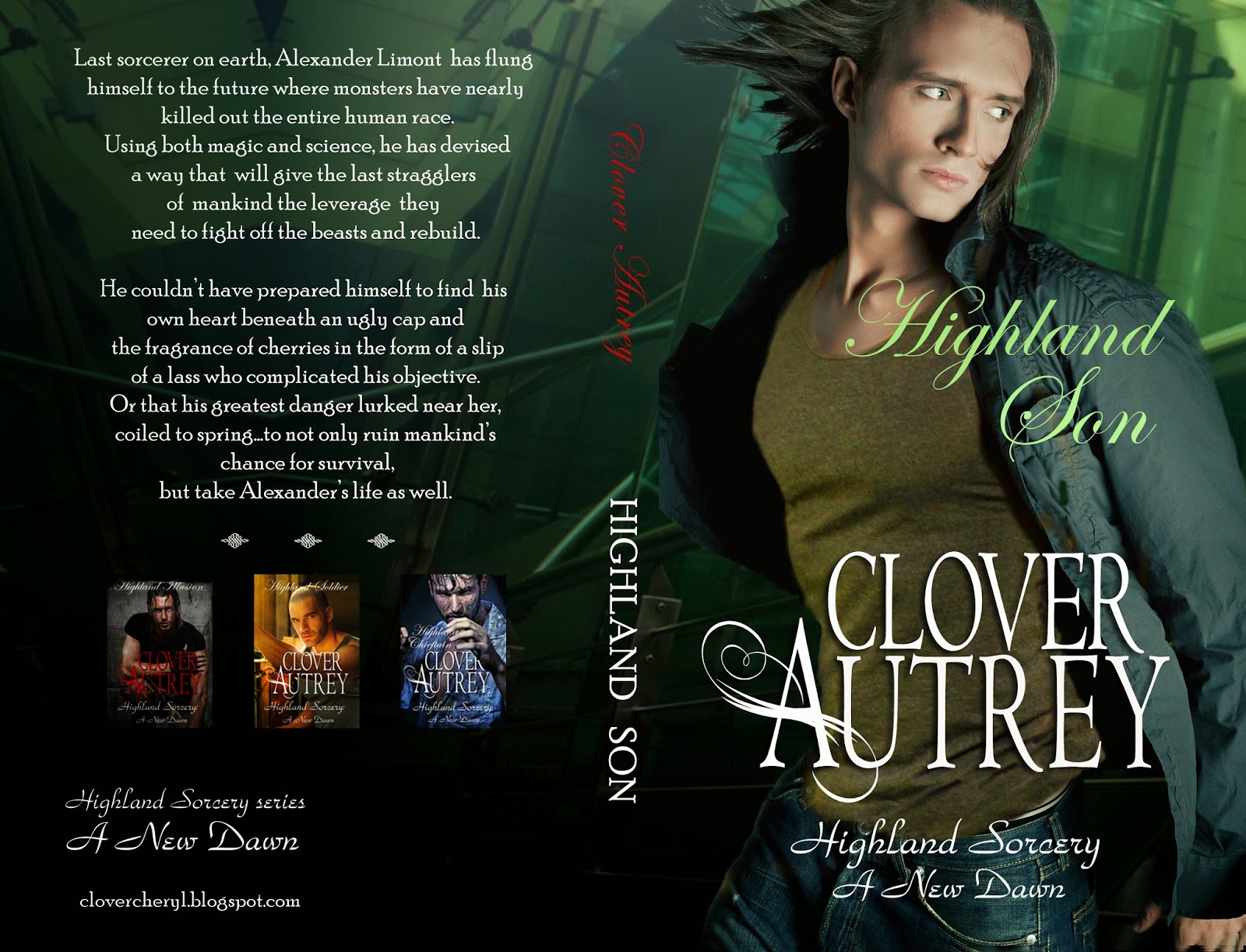 Paperback cover jacket for Highland Son Paperback cover jacket for Highland Son